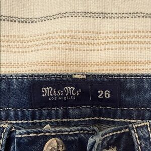 Miss Me Dark Blue Denim Jeans